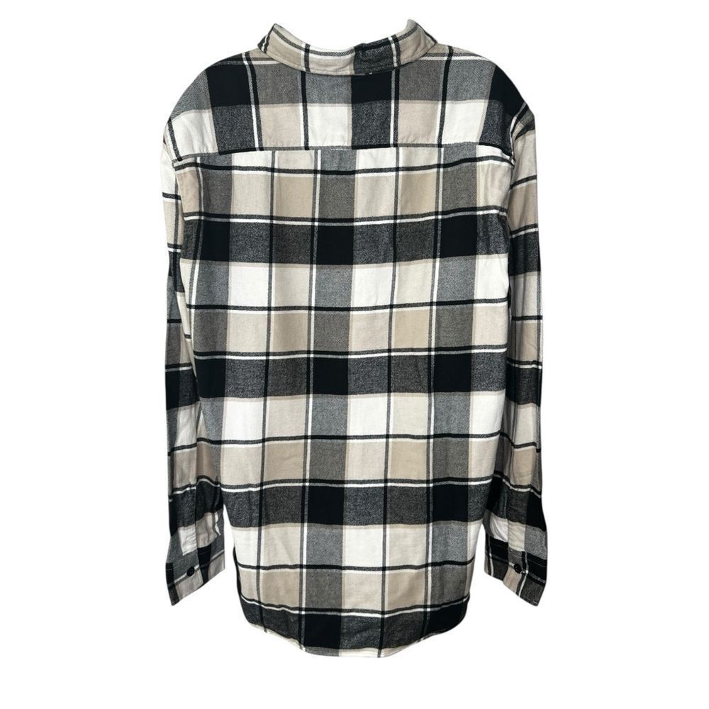 American Eagle Men’s L Super Soft Plaid Flannel Shirt NWT - Picture 6 of 9